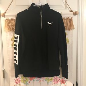 A black jacket very comfortable